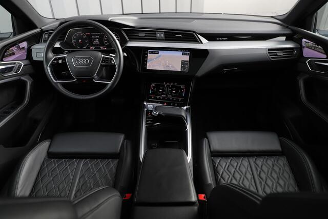 Audi e-tron Sportback 55 S quattro 95 kWh | 408PK | Luchtvering | Head-up | Keyles-go | Sfeerverlichting | B&O | Matrix-led | S-Stoelen | Leder | 2020.