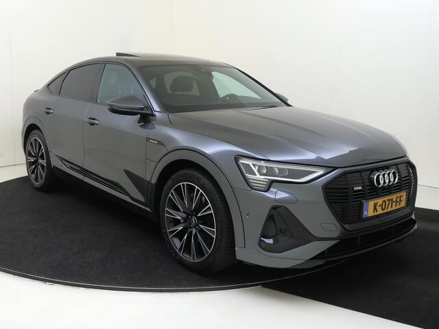 Audi e-tron Sportback 55 quattro S edition 95 kWh | Panoramadak | Luchtvering | 360 camera | Achteruitrijcamera | Adaptieve cruise control | Stoelverwarming | Dodehoek detectie |