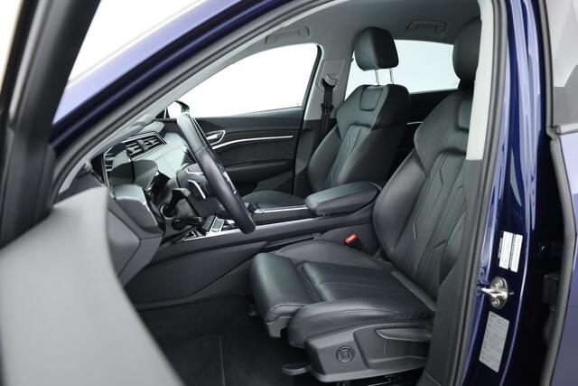 Audi e-tron Sportback 55 quattro S Line 95 kWh | HUD | 360cam | Adapt. Cruise | 21'' | Luchtvering | Stoelverw. |