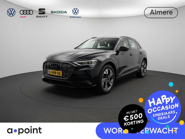 Audi e-tron 55 quattro Business edition Plus 95 kWh 408 pk | Navigatie | Panoramadak | Parkeersensoren | Lederen bekleding | Elektr. voorstoelen | Stoelverwarming |