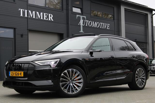 Audi e-tron e-tron 55 quattro advanced 95 kWh - S - line Panoramadak - Head-up display - 21 inch - Bang en Olufsen Dealer onderhouden - Nederlandse auto - Luchtvering - Black pack - Vol leder vol uitgevoerde auto