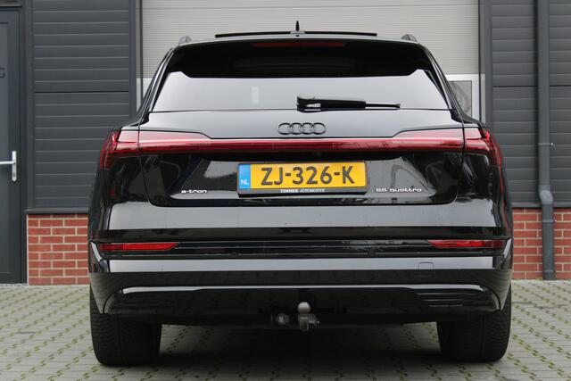 Audi e-tron e-tron 55 quattro advanced 95 kWh - S - line Panoramadak - Head-up display - 21 inch - Bang en Olufsen Dealer onderhouden - Nederlandse auto - Luchtvering - Black pack - Vol leder vol uitgevoerde auto