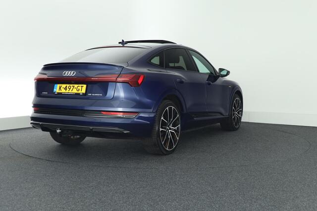 Audi e-tron Sportback 55 quattro 408pk S edition 95 kWh SOH 96% Trekhaak Camera Luchtvering Panoramadak Virtual Cockpit Memory Navigatie