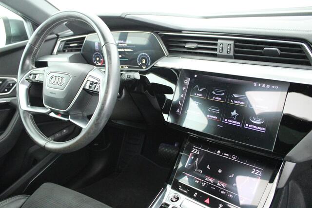 Audi e-tron Sportback 55 408pk quattro S edition 95 kWh SOH 93% Camera B&O Luchtvering Memory Panoramadak Virtual Cockpit Navigatie