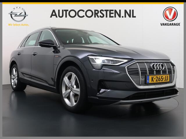Audi e-tron 313pk Quattro Leer PanoDak Adaptive.Cruise Camera Elek.Stoelen+Memory+Verwarmd Navi Ecc Pdc Stoelverwarming Elek.Achterklep AWD Led Bluetooth Rijstrooksensor WiFi Lmv 4WD SOH 91% Business Edition Plus 71kWh Origineel Nederlandse Auto 1800kg trekvermogen!