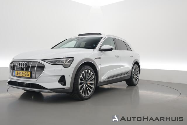 Audi e-tron e-tron 55 quattro advanced Pro Line Plus 95 kWh | SOH 91.3% Pano | Luchtvering | HUD | Memory | Massage | 360cam | Keyless | Stoelvent. | Soft Close