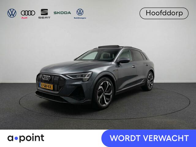 Audi e-tron 55 quattro S edition 95 kWh 408 pk | Navigatie | Panoramadak | Parkeersensoren | Stoelverwarming | Elektr. voorstoelen | Lichtmetalen velgen 21" | S-Line |