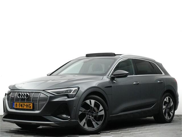 Audi e-tron 55 quattro 408pk S edition- SOH 95%, Bang Olufsen, Panoramadak, Sfeerverlichting, Led Matrix, Daytona Grijs