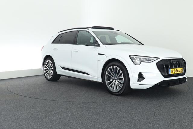 Audi e-tron e-tron 55 408pk quattro advanced 95 kWh SOH 91% Trekhaak 360Camera Cameraspiegels B&O Leder Keyless Head-Up Memory Panoramadak Navigatie