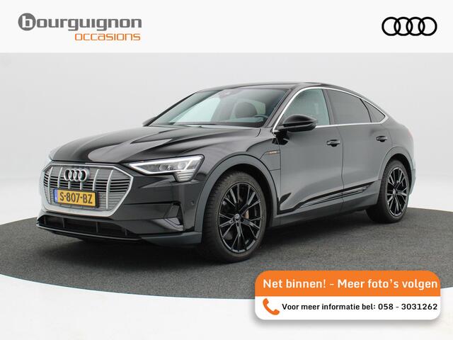 Audi e-tron Sportback 55 quattro edition 95 kWh 150 Pk | Stoelverwarming | Camera | Climatronic | Carplay | Navigatie | 21 Inch | 67.671 Km !!