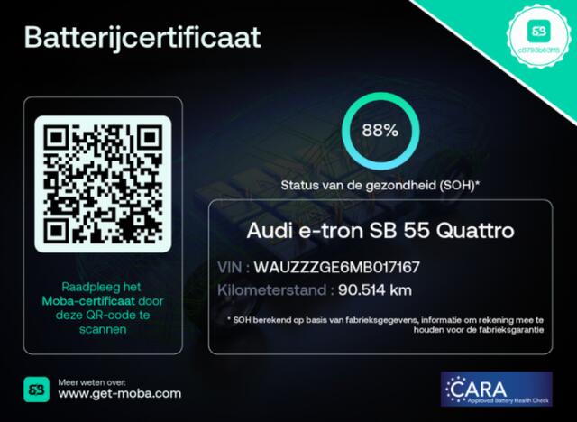 Audi e-tron 55 quattro Business edition 95 kWh Blackline - Navi, Cruise, Clima, Memory, SOH 88%