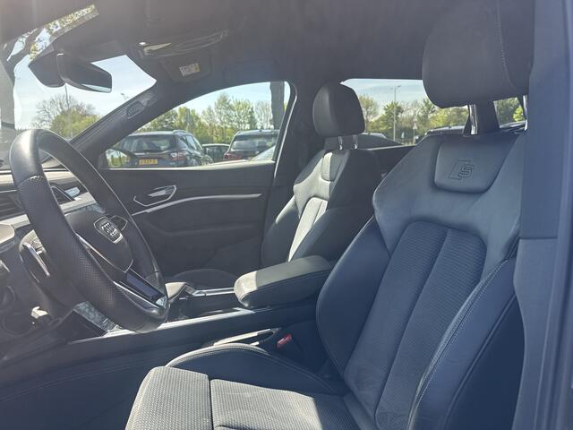 Audi e-tron 55 quattro S edition 95 kWh / SoH 96,4% / 50.665 km! / Trekhaak / Camera / Keyless / B&O / 21'' / Luchtvering / CarPlay / Stoelverwarming / DAB / ACC
