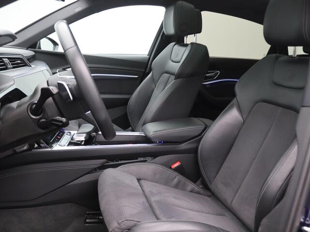 Audi e-tron Sportback 50 quattro S edition 71 kWh 313PK Aut. S-Line, Panoramadak, Trekhaak, Achteruitrijcamera, Keyless, 21" LM Velgen, Memorystoel, Adaptieve Cruise Controle, Elektr. Achterklep, Side Assist