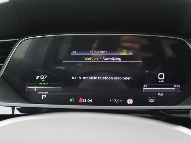 Audi e-tron Sportback 50 quattro S edition 71 kWh 313PK Aut. S-Line, Panoramadak, Trekhaak, Achteruitrijcamera, Keyless, 21" LM Velgen, Memorystoel, Adaptieve Cruise Controle, Elektr. Achterklep, Side Assist