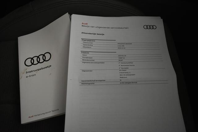 Audi e-tron 55 quattro S-line adv 95 kWh 408 Pk SOH 100% Cam El-Aklep B&O