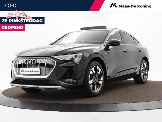 Audi e-tron Sportback 55 Quattro S edition 95 kWh / 408pk · SOH 98% · Panoramadak · Luchtvering · Camera · B&O Sound · Elek. Stoelen · Apple/Android Car Play ·