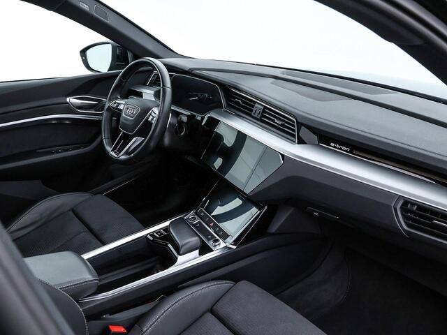 Audi e-tron Sportback 55 Quattro S edition 95 kWh / 408pk · SOH 98% · Panoramadak · Luchtvering · Camera · B&O Sound · Elek. Stoelen · Apple/Android Car Play ·