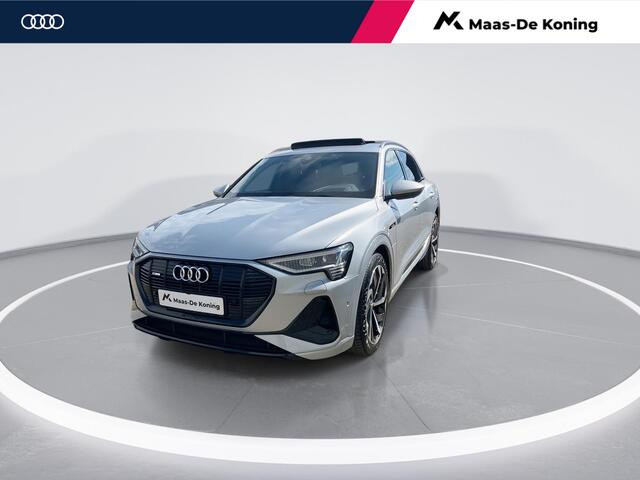 Audi e-tron 55 300kW/408PK S Line 95Kwh · Panoramadak · Leder/Alcantara · 360°Camera + Parkeersensoren