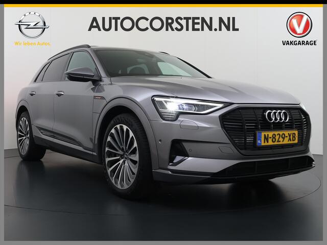 Audi e-tron 55 Quattro Advanced Edition Plus 95kWh Panoramadak Leder/Alcantara Adap.Cruise Camera Apple Carplay Android Auto Navi Ecc SOH 86% Pdc Luchtvering Elek.Stoelen+Memory+Verwarmd Elek.Achterklep Lmv 21" Keyless Privacy Glas Led DAB Dealeronderhouden Origineel
