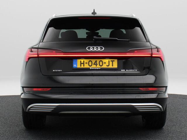 Audi e-tron e-tron 55 quattro advanced Pro Line Plus 95 kWh | Leder | Stoelverwarming | 360° Camera | Panoramadak | Adaptive Cruise | Carplay | Bang & Olufsen | 20 Inch | 108.039 Km !!
