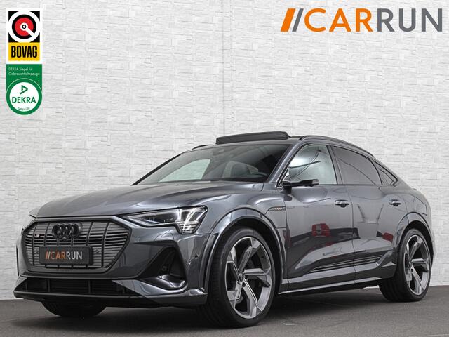Audi e-tron Sportback S 504pk | RS-Stoelen | Panorama | 360 Camera | Valcona Leder | ACC | B&O Sound | Luchtvering | Soft-Close | Camera Spiegels | Nachtzicht | Keyless-Entry | Head-Up | 4-Zone Clima | Stoelverwarming V+A | Sfeerverlichting | Memory | Carplay |