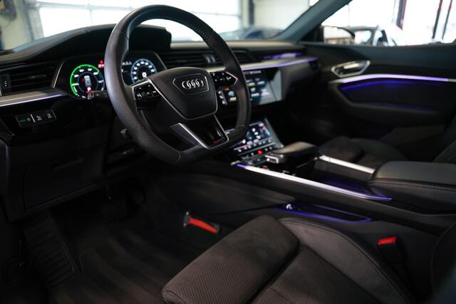 Audi e-tron E-tron 55 408 pk Quattro Advanced 95 kWh S-Line / Marge-Auto/ 91%-SOH/ Memory/ Maxton-Design/ Matrix-LED/ Luchtvering/ 3x-S-Line/ Carplay/ 21''LMV