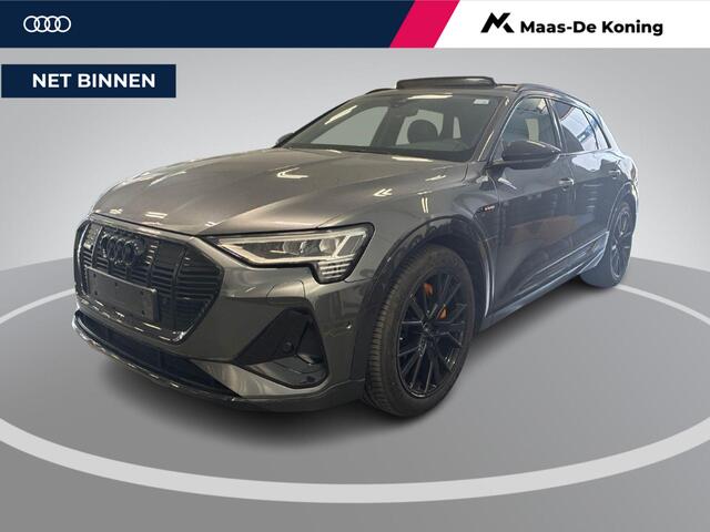 Audi e-tron 55 quattro S edition 95 kWh 408pk · Panoramadak · 360 Camera · Luchtvering · Elek. Stoelen + Geheugen · Dodehoeksensor · Keyless ·