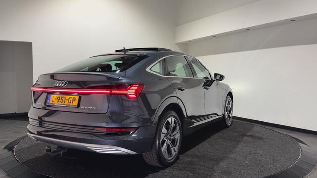 Audi e-tron Sportback 55 quattro Business edition Plus 95 kWh Leder interieur | Pano dak | Trekhaak | Soh (batterijcheck) Waarde 92,3 %