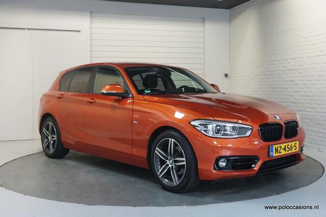 BMW 1-SERIE 118i Sportline | Automaat | Leder | Navig | LED | Valencia orange