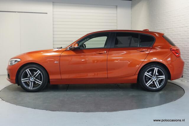 BMW 1-SERIE 118i Sportline | Automaat | Leder | Navig | LED | Valencia orange