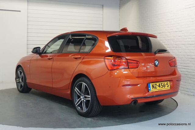 BMW 1-SERIE 118i Sportline | Automaat | Leder | Navig | LED | Valencia orange
