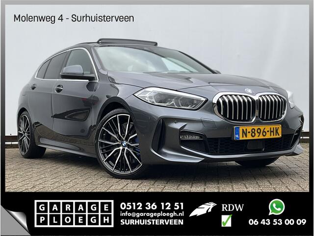 BMW 1-SERIE 120i M-Sport Automaat Pano.dak Leer Stoel/Stuurverw HUD Carplay Stoelverw Led VOL!