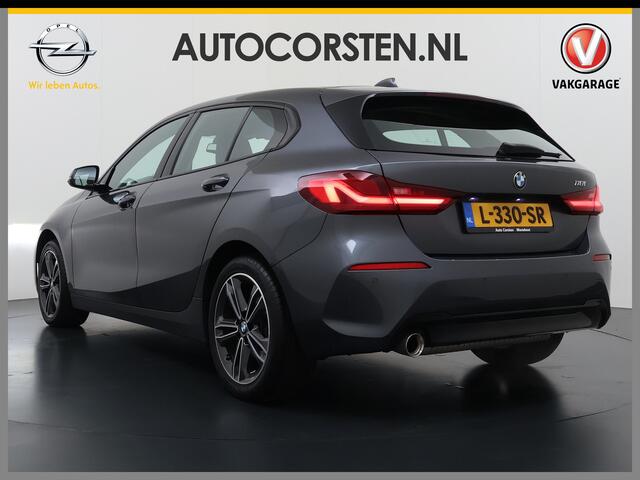 BMW 1-SERIE 118i Aut. Sport Line Live cockpit pro Shadow-line Stoelverwarming Apple Carplay Android Auto Navi Ecc Cruise Control Pdc Business Edition Lmv 17" Led DAB Regen-Lichtsensor Verkeersbord detectie Rijstrooksensor Dealeronderhouden