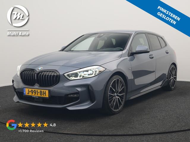 BMW 1-SERIE 118i M Sport 141pk | Adaptive Cruise | Head Up | Camera | Alcantara Sportstoelen Memory & Verwarmd | Harman / Kardon | Apple Carplay | Blis | Adaptive LED | Navigatie | DAB | Virtual Cockpit |