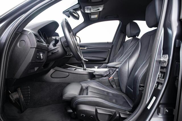 BMW 1-SERIE 118i Edition M Sport Shadow High Executive Middenarmsteun - PDC Voor/achter - Cruise Control - Sportstoelen - Elektrisch verstelbare lendensteunen - Elektrisch verwarmde voorstoelen - Navigatiesysteem Business -