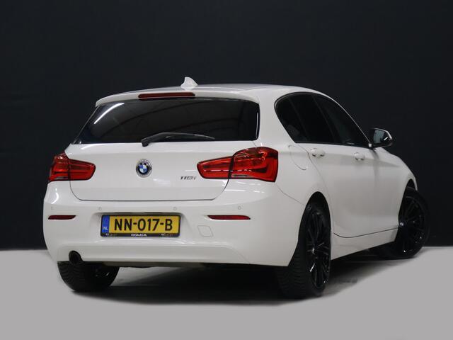 BMW 1-SERIE 118i High Executive [SCHUIFKANTELDAK, STOELVERWARMING, BLUETOOTH, CRUISE, PDC V+A, LED, VOL LEDER, NAVIGATIE, NIEUWSTAAT]