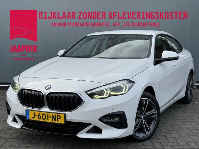 BMW 2-SERIE Gran Coupé BWJ 2020 218i 141 PK Executive AUTOMAAT LEDER | VIRTUAL COCKPIT | STOELVERW. | PDC | NAVI | CLIMA | CRUISE | BLUETOOTH | LMV 17 INCH | MULTIFUNCT. STUURWIEL