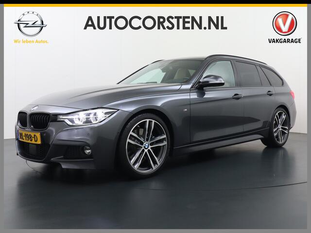 BMW 3-SERIE Touring 330i AUT-8 M-Sport Pack Leder+Memory Harman&Kardon® Audio Adap.Cruise Apple Carplay Head-Up Navi 19" Virtual CockpitCamera Ecc High Executive Lmv Stoelverwarming DAB Elek.Achterklep Zwarte-Hemel Adaptieve Led Wifi Surround Camera Origineel Nederl