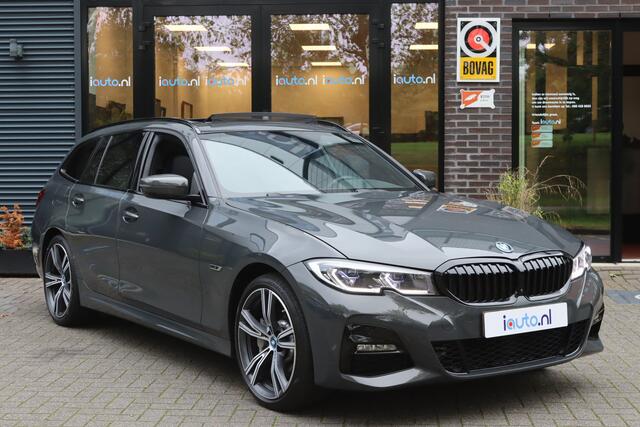 BMW 3-SERIE Touring 330e xDrive M-Sport Shadow Pano/Laser LED/360/Keyless/Elek. stoel+mem/Dodehoek/19"
