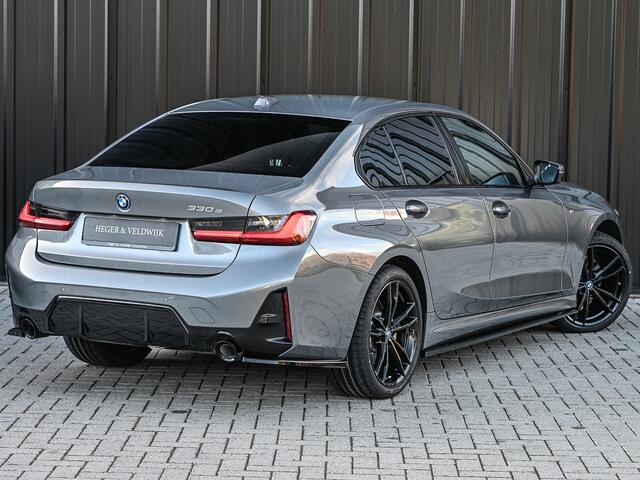 BMW 3-SERIE 330e | M-SPORT | SPORT SEATS | FULL STYLING | AMBIANCE INTERIEUR | ACTIVE CRUISE | DAB+ | HIFI SOUND | SHADOW-LINE | TREKHAAK | STUURVERWARMING