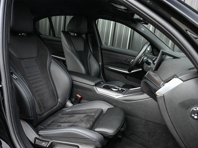 BMW 3-SERIE 330e | M-SPORT | SPORT SEATS | FULL STYLING | AMBIANCE INTERIEUR | ACTIVE CRUISE | DAB+ | HIFI SOUND | SHADOW-LINE | TREKHAAK | STUURVERWARMING
