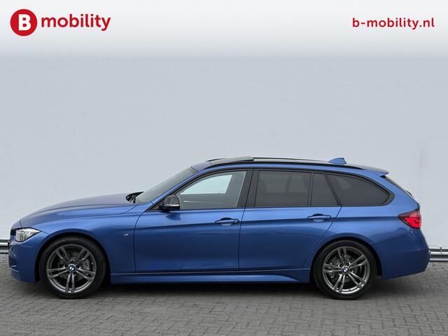 BMW 3-SERIE Touring 318i High Executive M-Sport Trekhaak 1300kg Apple CarPlay | Panoramadak | Leer | Stoelverwarming
