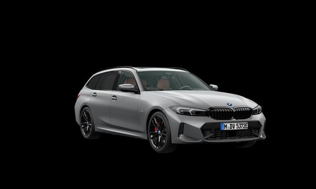 BMW 3-SERIE Touring 330e xDrive | M-Sport | Live Cockpit | Panorama | Leder | Memory | HiFi | Trekhaak | 19"LM | Frozen Pure Grey