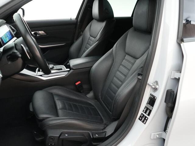 BMW 3-SERIE M340i xDrive Touring 374pk High Executive |Hockenheim Silver|M-sport stoelen|Laser LED|HUD|Apple Carplay|parkeercamera|stoelverwarming|ACC|19" lichtmetalen velgen|