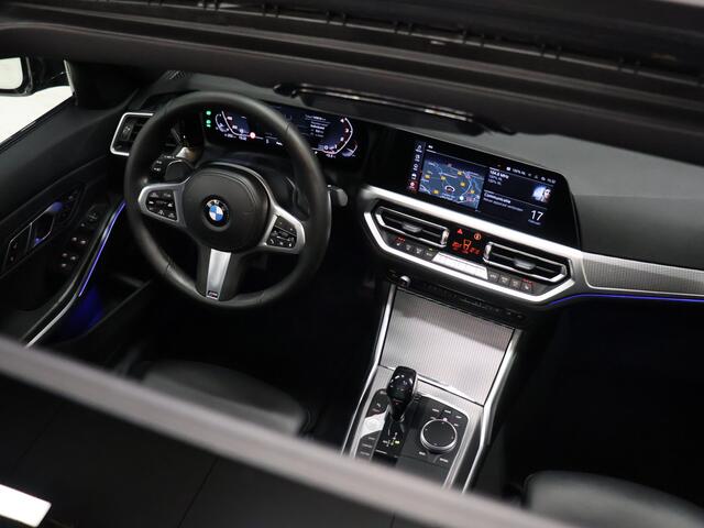 BMW 3-SERIE M340i xDrive High Executive [SCHUIFKANTELDAK, MEMORY SEATS, APPLE CARPLAY, ANDROID, HEAD-UP, ADAPTIVE CRUISE, SPORTSTOELEN, BMW LASER, CAMERA, STOELVERWARMING, CLIMATE, NIEUWSTAAT]