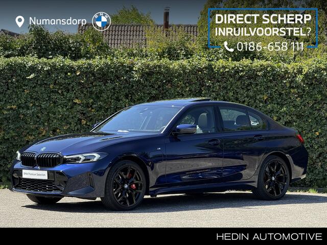 BMW 3-SERIE 330e | M-Sport Pro | Schuif-/Kanteldak | 360 Camera | HiFi | Trekhaak | Adapt. Led | Stoel + Stuurverw.