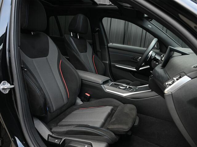 BMW 3-SERIE Touring 330e xDrive M sport | Accu 19,5kWh | Trekhaak | Panorama dak | Active Cruise | Camera | Ambiance interieur