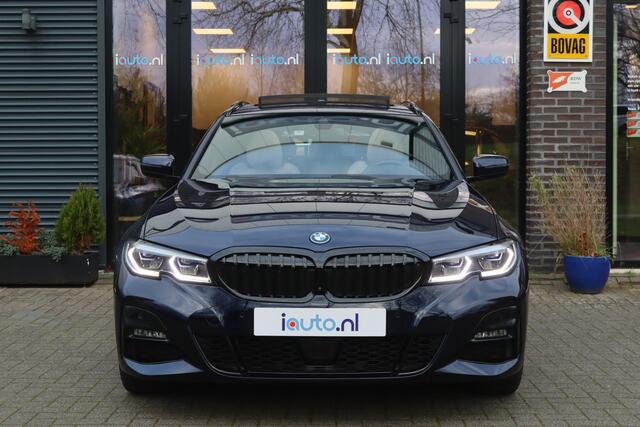 BMW 3-SERIE Touring 330e M-Sport Shadow Line Pano/Laser LED/Leder/360/Keyless/Headup/ACC/Dodehoek