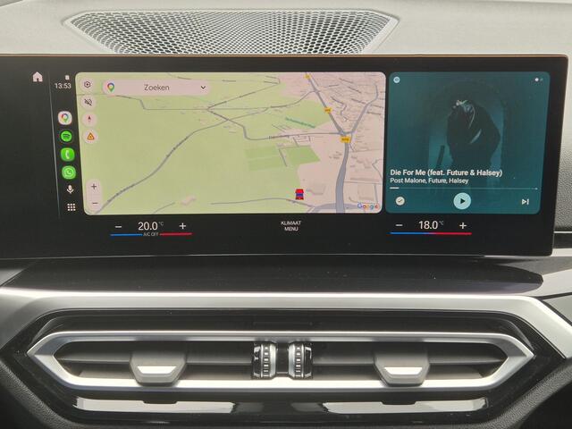 BMW 3-SERIE Touring 320e xDrive / Trekgewicht 1.500 kg / Dealer onderhouden / Elektrische achterklep / Glazen schuif- en kanteldak / Head Up Display / Stoelverwarming / Achteruitrijcamera / Adaptief cruise control / Apple Carplay Android Auto / Keyless Entry/Start /