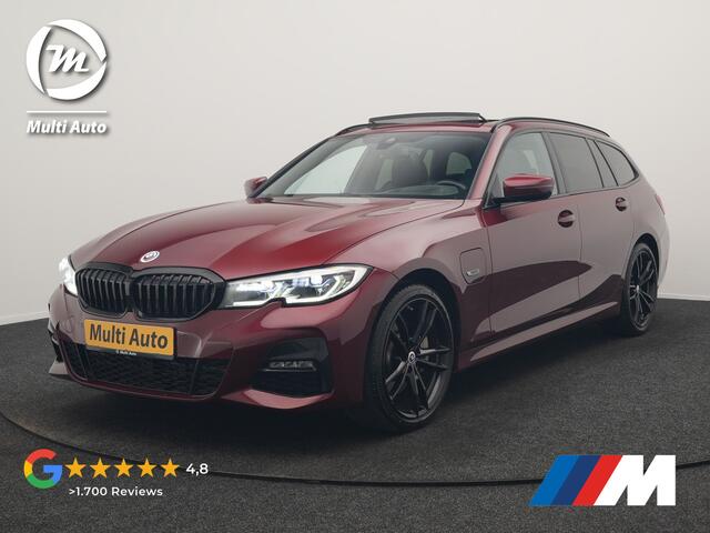 BMW 3-SERIE Touring 330e M Sport PHEV 293pk Dealer O.H. | Panodak | Head Up | Laser LED | Adaptief Onderstel | Alcantara Sportstoelen Memory & Verwarmd | Camera | Sfeerverlichting | Keyless | Blis | Hifi Audio | Apple Carplay | Navigatie | DAB | Plug In Hybrid |